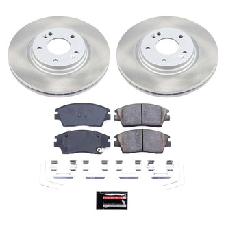 PowerStop® - Semi Coated Front Disc Brake Kit