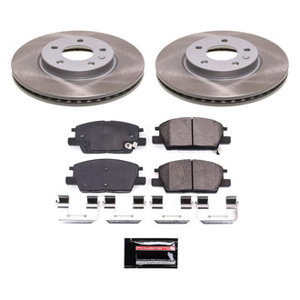 PowerStop® - Semi Coated Front Disc Brake Kit