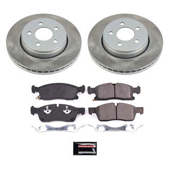 PowerStop® - Semi Coated Front Disc Brake Kit
