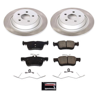 PowerStop® - Semi Coated Rear Disc Brake Kit