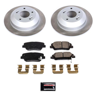 PowerStop® - Semi Coated Rear Disc Brake Kit