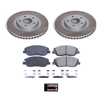 PowerStop® - Semi Coated Front Disc Brake Kit