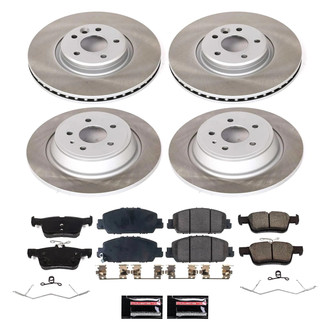 PowerStop® - Semi Coated Front and Rear Disc Brake Kit