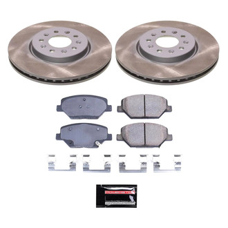 PowerStop® - Semi Coated Front Disc Brake Kit