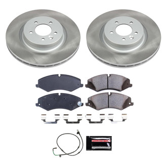 PowerStop® - Semi Coated Front Disc Brake Kit