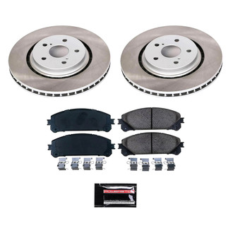 PowerStop® - Semi Coated Front Disc Brake Kit