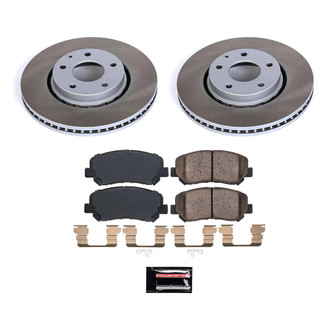 PowerStop® - Semi Coated Front Disc Brake Kit