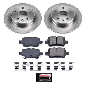 PowerStop® - Semi Coated Rear Disc Brake Kit