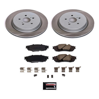PowerStop® - Semi Coated Rear Disc Brake Kit