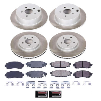 PowerStop® - Semi Coated Front and Rear Disc Brake Kit