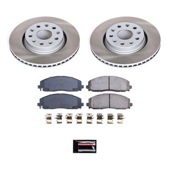 PowerStop® - Semi Coated Front Disc Brake Kit