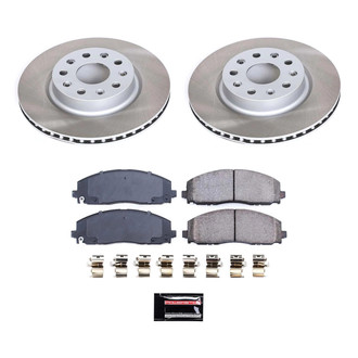 PowerStop® - Semi Coated Front Disc Brake Kit