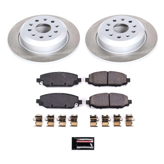 PowerStop® - Semi Coated Rear Disc Brake Kit