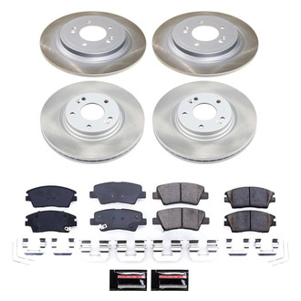 PowerStop® - Semi Coated Front and Rear Disc Brake Kit