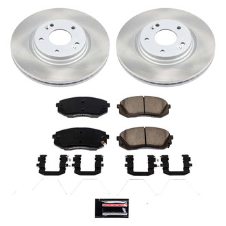 PowerStop® - Semi Coated Front Disc Brake Kit