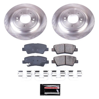 PowerStop® - Semi Coated Rear Disc Brake Kit
