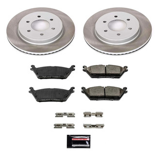 PowerStop® - Semi Coated Rear Disc Brake Kit