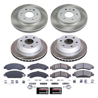 PowerStop® - Semi Coated Front and Rear Disc Brake Kit