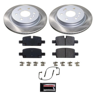 PowerStop® - Semi Coated Rear Disc Brake Kit