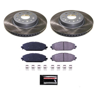 PowerStop® - Semi Coated Front Disc Brake Kit