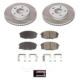 PowerStop® - Semi Coated Front Disc Brake Kit