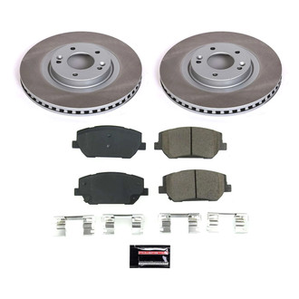 PowerStop® - Semi Coated Front Disc Brake Kit