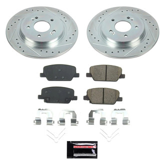 PowerStop® - Semi Coated Rear Disc Brake Kit