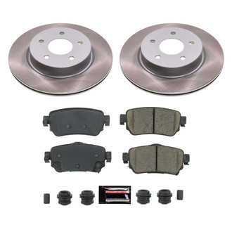 PowerStop® - Semi Coated Rear Disc Brake Kit