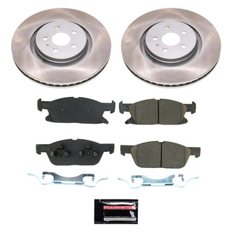 PowerStop® - Semi Coated Front Disc Brake Kit