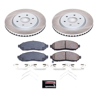 PowerStop® - Semi Coated Front Disc Brake Kit