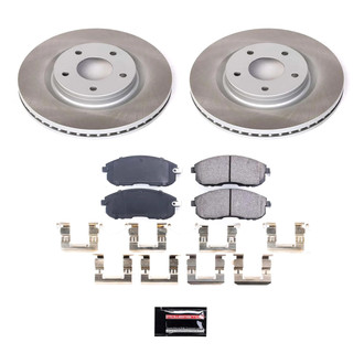 PowerStop® - Semi Coated Front Disc Brake Kit