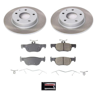 PowerStop® - Semi Coated Rear Disc Brake Kit