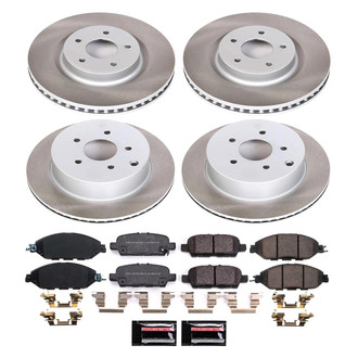PowerStop® - Semi Coated Front and Rear Disc Brake Kit