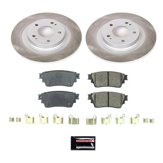 PowerStop® - Semi Coated Rear Disc Brake Kit