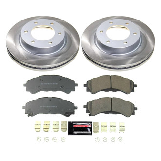 PowerStop® - Semi Coated Front Disc Brake Kit