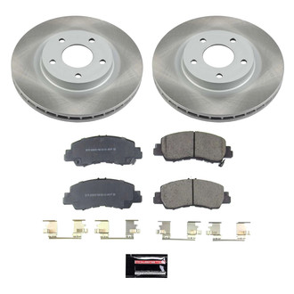 PowerStop® - Semi Coated Front Disc Brake Kit