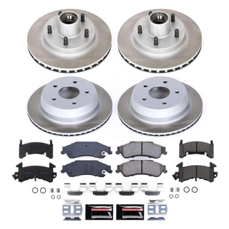 PowerStop® - Semi Coated Front and Rear Disc Brake Kit