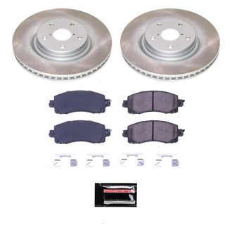 PowerStop® - Semi Coated Front Disc Brake Kit