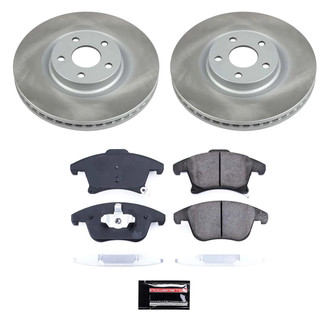 PowerStop® - Semi Coated Front Disc Brake Kit