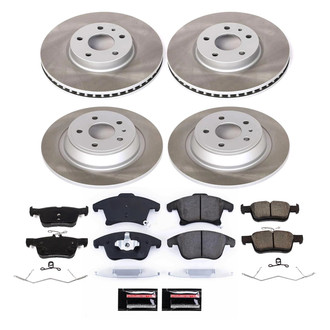 PowerStop® - Semi Coated Front and Rear Disc Brake Kit