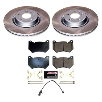 PowerStop® - Semi Coated Front Disc Brake Kit