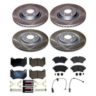 PowerStop® - Semi Coated Front and Rear Disc Brake Kit