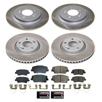 PowerStop® - Semi Coated Front and Rear Disc Brake Kit