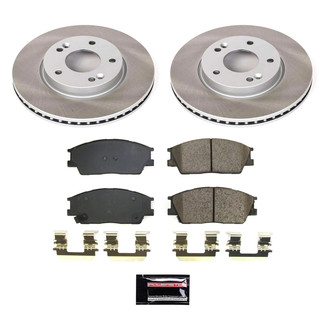 PowerStop® - Semi Coated Front Disc Brake Kit