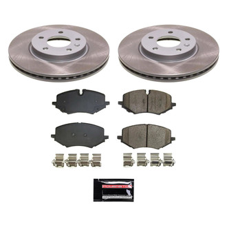 PowerStop® - Semi Coated Front Disc Brake Kit