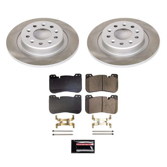 PowerStop® SC8676 - Semi Coated Rear Disc Brake Kit