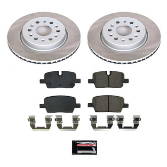 PowerStop® - Semi Coated Rear Disc Brake Kit