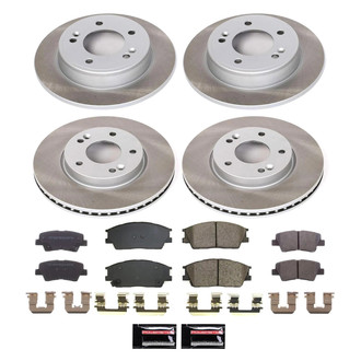 PowerStop® - Semi Coated Front and Rear Disc Brake Kit