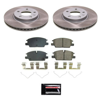 PowerStop® - Semi Coated Front Disc Brake Kit
