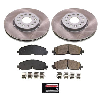 PowerStop® - Semi Coated Front Disc Brake Kit